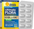 Renew Life Extra Care Go-Pack Probiotic Capsules Daily Supplement Supports Immune Digestive and Respiratory Health L. Rhamnosus GG Dairy Soy and gluten-free 50 Billion CFU 30 Ct