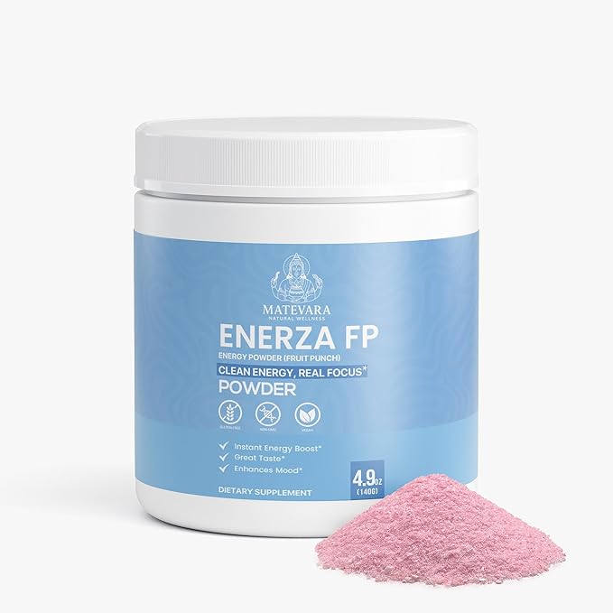 Enerza Energy Powder | 140g (4.94 Oz) (Fruit Punch)