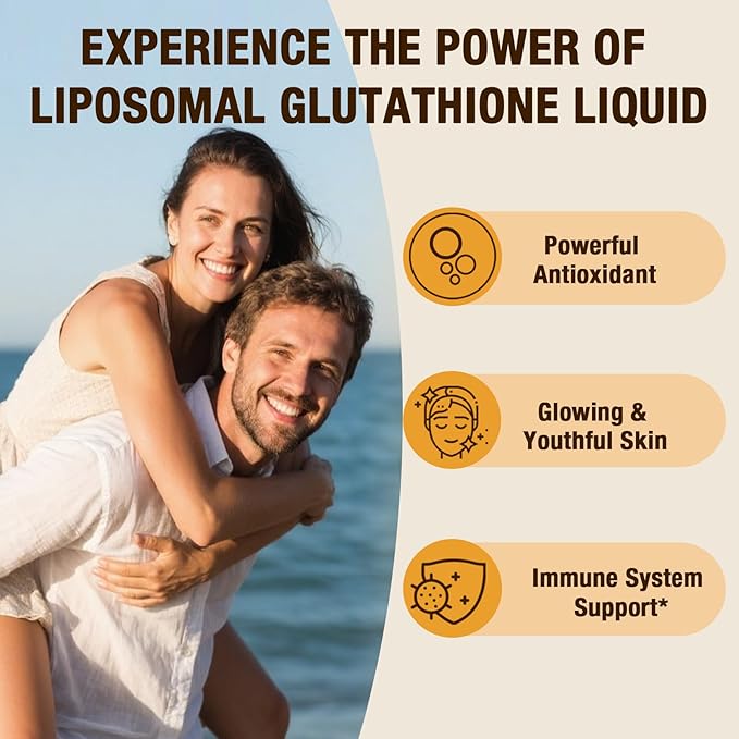 Liposomal Glutathione Liquid 2000MG – Antioxidant Detox Supplement for Women &amp Men Aging Defense Liver Function &amp Energy with Hyaluronic Acid + Aloe Vera + Vitamin C Natural &amp Vegan 4