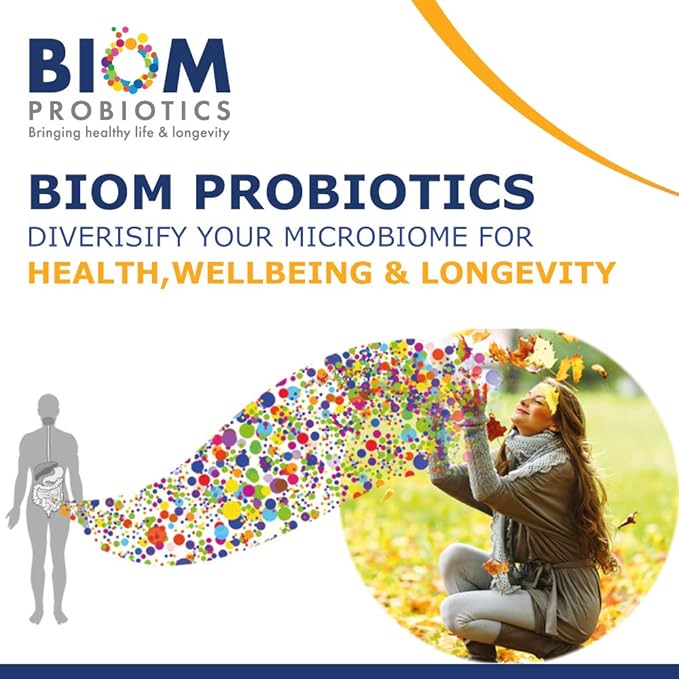 Biom Complete Feminine Balance Women's Daily Probiotics + Prebiotics with Organic Cranberry &amp Pomegranate with Lactobacillus crispatus Gluten &amp Dairy-Free. 30 Servings