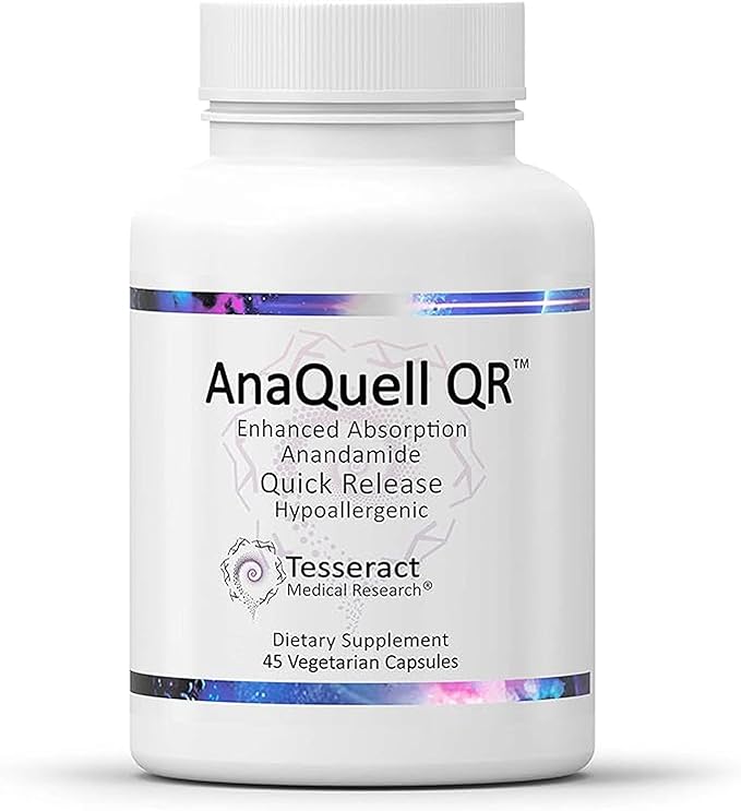 Tesseract Medical Research SafeCell S-Acetyl Glutathione Supplement for Neuro Health Support &amp AnaQuell QR Stress Relief &amp Mood Support Supplement