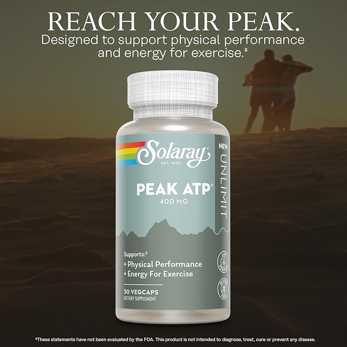 SOLARAY Peak ATP® 400 mg 30 VegCaps