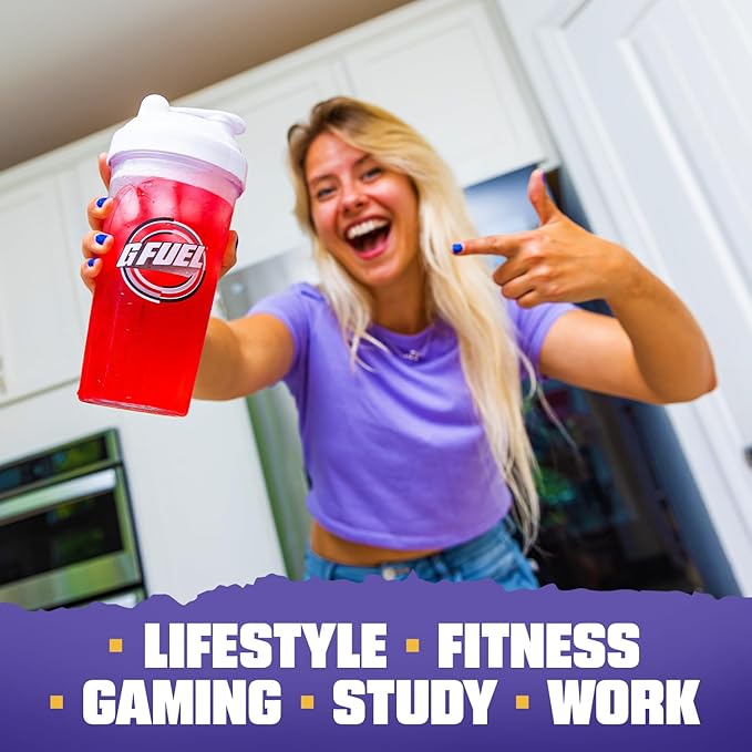 G Fuel Miami Nights 2.0 Energy Drink Powder Pre Workout Caffeine Mix for Gaming Sugar Free Focus Amino Vitamin + Antioxidants 8.7oz (Strawberry Pina Colada 40 Servings)