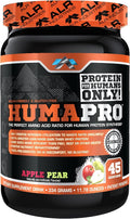 ALR Industries HumaPro Essential Amino Acid Formula | EAA Protein Supplement | Supports Muscle Recovery &amp Performance | Vegan Gluten Free | | 45 Servings (Apple Pear)