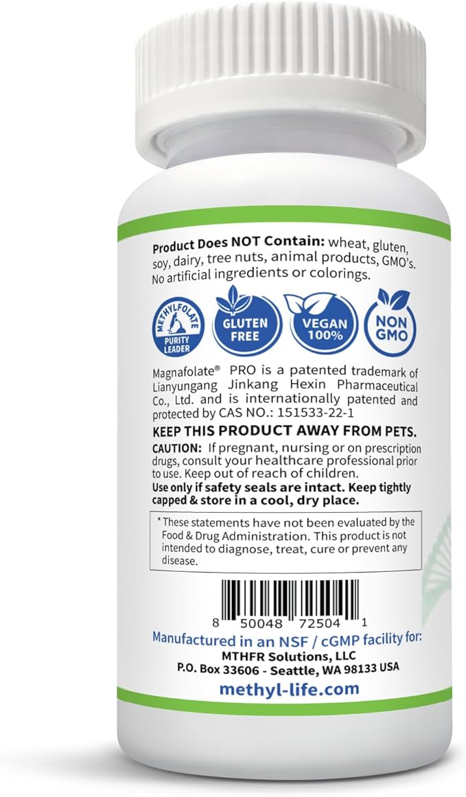 Methyl-Life® B-Methylated Chewable – 3 mg L-Methylfolate + Methyl B12 Sublingual Tablets (Methylcobalamin) | Active Folate &amp Vitamin B12 | Vegan Non-GMO Gluten-Free