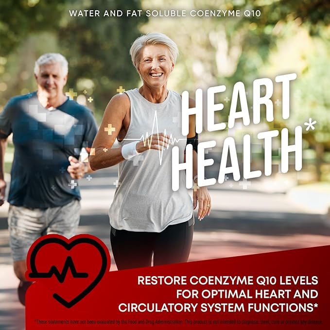CoQ10 400mg Softgels - High Absorption Co Q10 400mg Softgels for Heart Health &amp Energy Production - Enhanced Co Q 10 Supplement with Antioxidants and Flaxseed Oil - CoQ10 400 mg per Serving