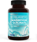 BioEmblem Magnesium Glycinate with Zinc - 300mg Chelated Magnesium Supplement - High Absorption Vegan Non-GMO 2-in-1 Complex - Immune Support Muscles Nerves - 90 Capsules