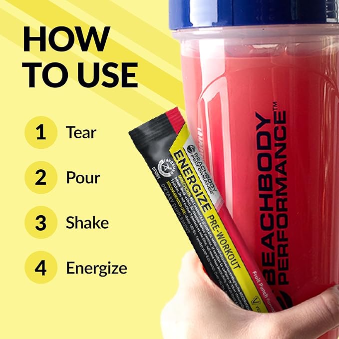 BODi Energize Pre Workout Powder - Beta-Alanine Quercetin &amp Low-Dose Caffeine Formula for Enhanced Energy &amp Focus Increase Energy &amp Endurance Supplement Strawberry Lemonade Flavored 20