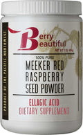 Berry Beautiful Meeker Red Raspberry Seed Powder - Natural Source of Ellagic Acid and Fiber - Locally Milled from US-Grown Raspberry Seeds - 1 lb / 454 g