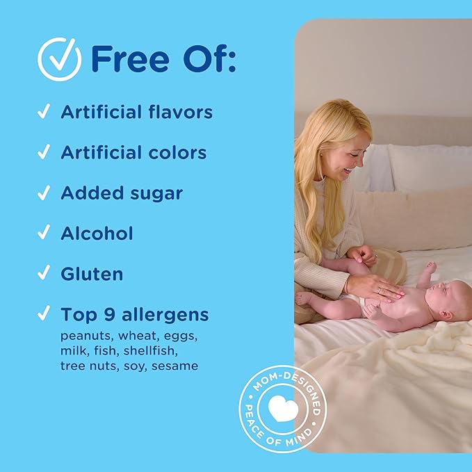 Mommy's Bliss Baby Probiotics + Vitamin D Drops Supports Digestive Health &amp Immune Function* 400IU Vitamin D  Supports Bone Development* Newborns+ Flavorless 0.34 Fl Oz (30 Servings)