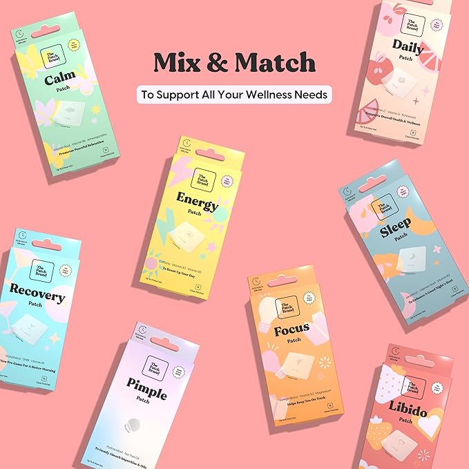 The Patch Brand Libido Patch | Natural Wellness with L-Arginine Vitamn B6 and Maca