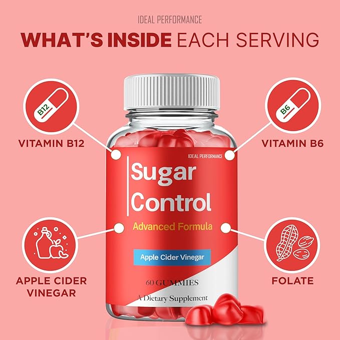 Sugar Control Gummies Sugar Controls Supplements Gummy - Maximum Strength All Natural Healthy Circulation &amp Stable Levels Premium SugarControl Health Support Reviews (5 Pack)