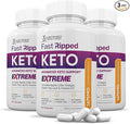 (3 Pack) Fast Ripped Keto ACV Extreme Pills 1675MG Keto Support Blend Capsule Alternative to Keto ACV Gummies Formulated Apple Cider Vinegar Extra Virgin Olive Oil Powder Green Tea Leaf 180 Capsules