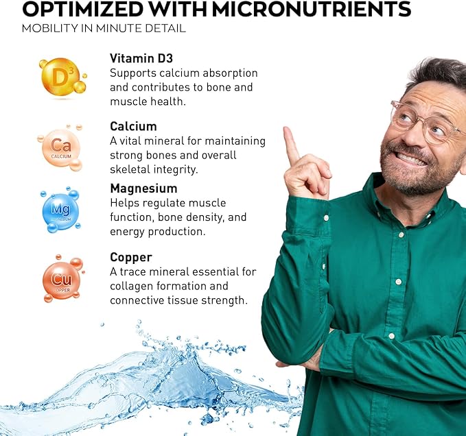 Granions Glucosamine Chondroitin MSM Powder and Collagen Hyaluronic Complex - Joint Support Bundle