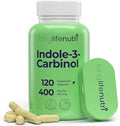 LongLifeNutri Indole-3-Carbinol 400mg - 120 Vegeterian Capsules 4-Month Supply Organic Supplement for Hormone Balance &amp Cellular Health Lab Tested Made in USA
