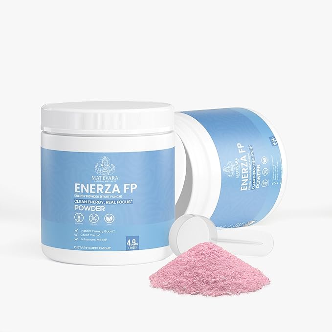 Enerza Energy Powder | 140g (4.94 Oz) (Fruit Punch)