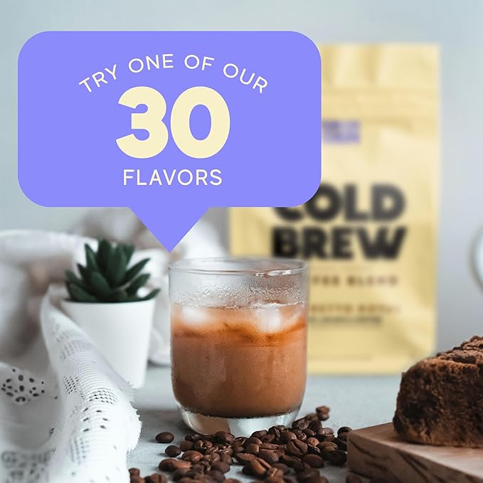 Birch Glen Roasters Cold Brew Coffee Bags - 12 Pack of Coarse Ground Coffee Filter Pitcher Packs for Easy Brewing - 100% Arabica - Yields 6 Pitchers - Irish Cream Flavor