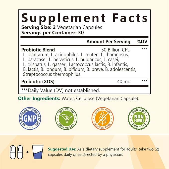 Krill Oil and Probiotics 50 Billion Bundle Professional Grade Non-GMO Heart Joint Gut Function &amp Immune Support
