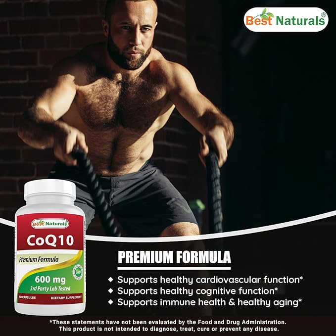Best Naturals Acetyl L-Carnitine and Alpha Lipoic Acid 750 mg &amp CoQ10 600 mg