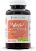 Secrets of the Tribe Cellulite Secret 120 Capsules 1000 mg Gotu Kola Alfalfa Rosemary Dandelion Beet Root Fenugreek Metabolism/Circulation (120 Capsules)