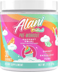 Alani Nu Pre Workout Powder Sherbet Swirl Amino Energy Boost Endurance Supplement Sugar Free 200mg Caffeine L-Theanine Beta-Alanine L-Citrulline 30 Servings