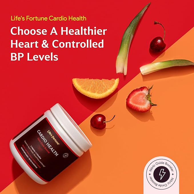 Life's Fortune 5000mg L- Arginine Supplement Powder &amp 1000mg L-Citrulline High Potency Nitric Oxide Health Booster Endurance Workout Performance Natural Fruit Punch Flavor (20 Servings)