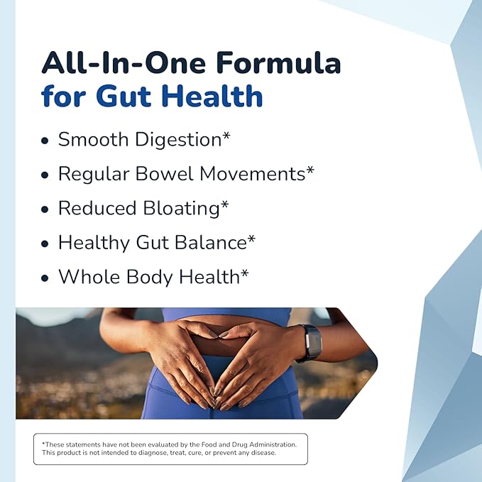 Healthy Gut Restore - Gut Health Supplements Prebiotic and Probiotics for Digestive Health Immune Support Bloating Relief Digestive Enzyme for Women &amp Men Made in USA - 60 Caps 2 Month Suppl