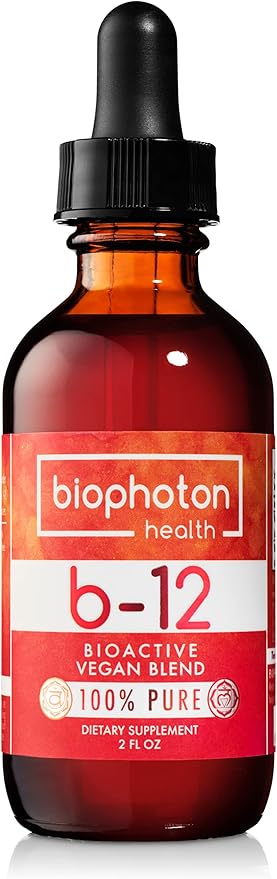Liposomal Vitamin B12 Liquid Supplement - Bioactive Methyl Blend - Vegan &amp Non GMO - Organic Glycerin &amp Sugar Free (2 Fl Oz)