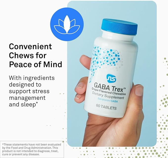 NeuroScience GABA Trex &amp Calm CP Duo - Supports Calm Cortisol Management and Sleep with L-Theanine Banaba Leaf &amp Phosphatidylserine