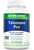 Enzyme Science Telomere Pro | Supports Cellular Health Energy Production and Healthy Aging | Formulated with Vitamin D3 Rhodiola and Astragalus | Natural Telomerase Supplement 30 Servings