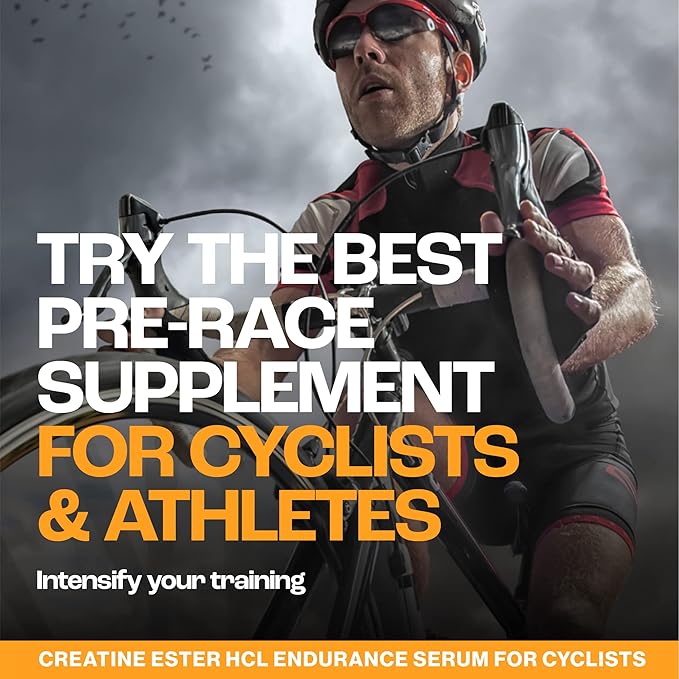 MMUSA Cyclist-Optimized Creatine Serum. Amplifies Cycling Sports Performance Boosts Nitric Oxide Levels Stamina Energy Endurance &amp Focus. Fights Fatigue &amp Lactic Acid Build Up. Cherry 5.1