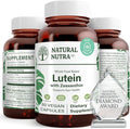 Natural Nutra Lutein and Zeaxanthin Supplement Helps to Maintain Vision Health &amp Eye Health Protects Cell in Eyes Gluten Free Enhanced Level of Zeaxanthin &amp Isomers Soy Free 20mg - 60 Ca