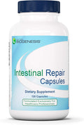 Nutra Biogenesis Intestinal Repair Capsules - Herbal Gut Health Supplement for Women &amp Men with Sodium Butyrate Daily - 120 Capsules