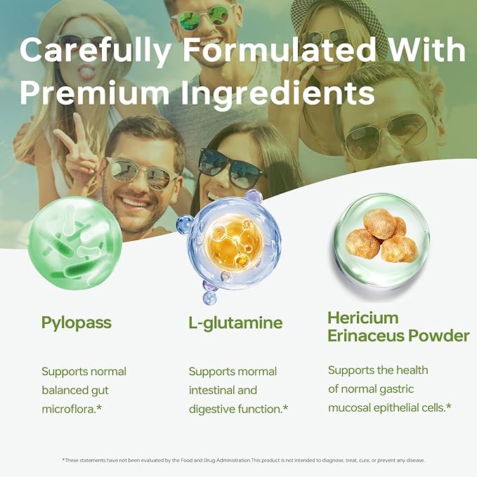 HUJ Pylo Protect - Lactobacillus Reuteri Supplement - Supports Healthy Stomach Environment - 30 Capsules
