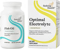 Fish Oil &amp Optimal Electrolyte Sticks Lemonade—Omega-3 for Heart Brain &amp Joints with Lemonade Electrolyte Stick Packs (60/30 Servings)