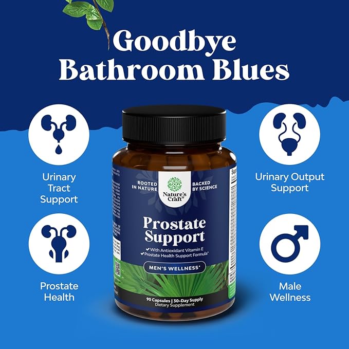 Bundle of Herbal Thyroid Support Complex - Potent Kelp Iodine with L Tyrosine Bladderwrack Selenium Ashwagandha and Herbal Prostate Supplement for Men - Saw Palmetto Extract Beta Sitosterol Green Tea