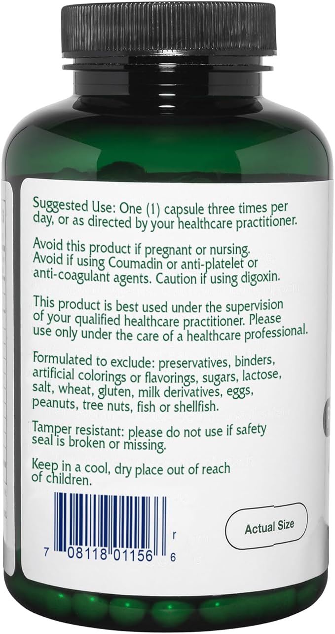 Vitanica Rauwolfia Extra Cardiovascular Support Supplement Vegan 180 Capsules
