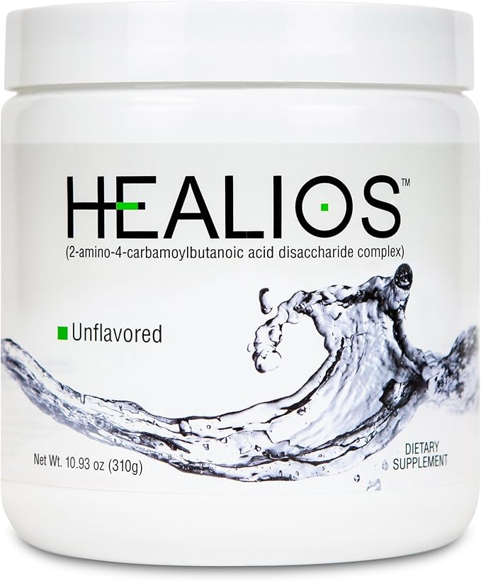 Healios Unflavored Oral Health and Dietary Supplement Powder Form Naturally Sourced L-Glutamine Trehalose L-Arginine 10.93 Ounces