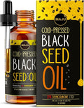 Maju Superfoods Black Seed Oil - 3 Times TQ Cold-Pressed Travel Size 100% Turkish Black Cumin Seed Oil Liquid Pure Blackseed Glass Bottle 2 Oz