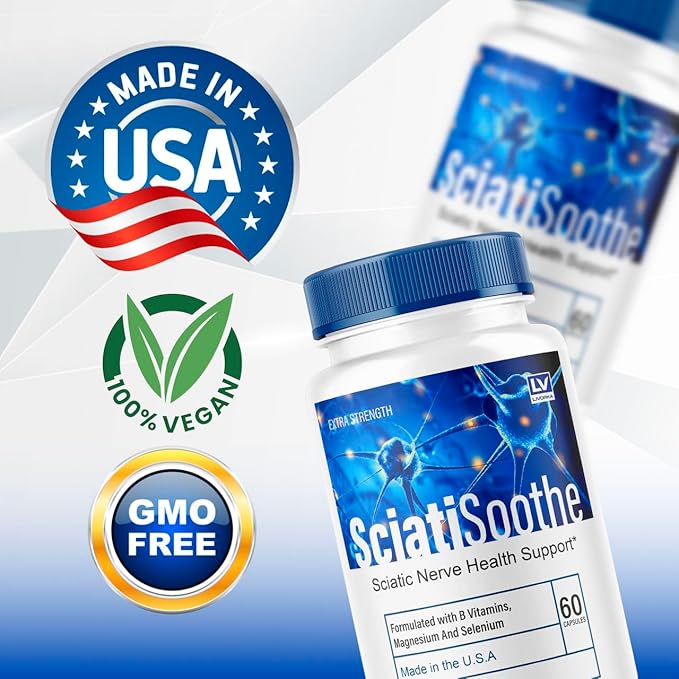 LIVORKA (5 Pack Sciatisoothe - Sciatisoothe Vitamins Sciatisooth Sciati Soothe Supplement Sciati Soothe Capsules Sciatic Sooth 300 Capsules for 5 Months