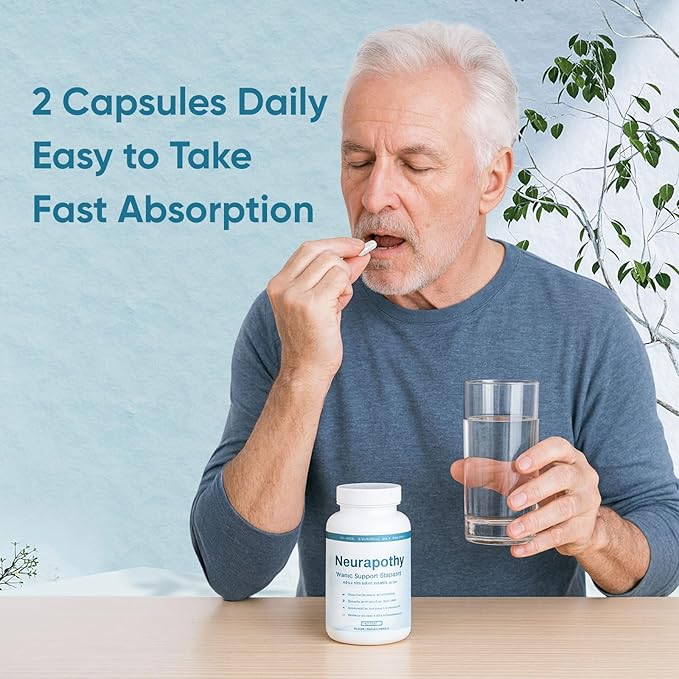 Neuropathy Support Nerve Supplement – with 600 mg Alpha Lipoic Acid B-Complex L-Carnitine Supports Nerve Comfort Calming &amp Improve Overall Health – Vegan Non-GMO120 Capsules