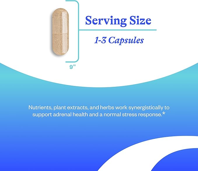 Seeking Health Stress Nutrients Formerly Adrenal Nutrients Adrenal Support Supplement Healthy Cortisol Regulation and Normal Stress Response Support (90 Capsules)*