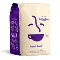 Coffee Bean Direct French Roast Whole Bean Coffee Bold Flavor Dark Roast 5 Pound Bag (Pack of 1)