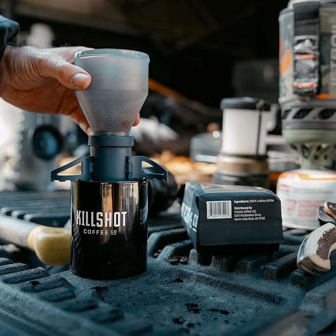 Killshot Coffee Whole Bean - 12 Ounce Bag Dark Roast (12 oz Morning Wood)