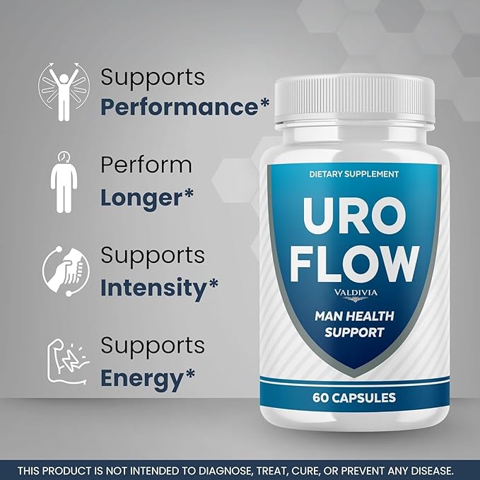 Valdivia (5 Pack UroFlow Capsules – All Natural UroFlow Supplement Pills for Maximum Strength Premium URO Flow Official Reviews (300 Capsules)