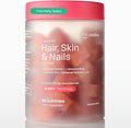 Haroutine Liposomal Hair Skin &amp Nails Gummies 2500 mcg Liposomal Biotin 1200 mcg Vitamin A 2 mg Vitamin E Healthy Hair Nail Strengthener Skin Support - 30 Servings Raspberry Rose Flavor