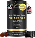 3000mg Himalayan Shilajit Gummies Gold for Men &amp Women - Organic &amp Natural with 85+ Essential Minerals &amp Fulvic Acid (1 Bottle)