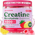 Creatine for Women Creatine Monohydrate Gummies with Collagen Vitamin D3 &amp Calcium for Muscles Booty &amp Energy Flavored Sugar Free Creatine Gummies Post &amp Pre Workout Supplements for Wo