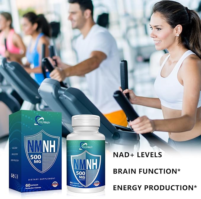 New NMNH 500mg Per Serving (Dihydronicotinamide Mononucleotide) NAD 𝐒𝐮𝐩𝐩𝐥𝐞𝐦𝐞𝐧𝐭𝐬 Pure Organic More Effective Than NMN for Anti-Aging Energy Immunity Focus - 60 Count
