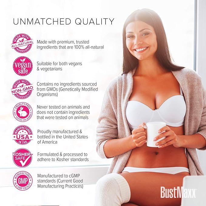 The Most Trusted Breast Enhancement Pills | Natural Breast Enlargement and Female Augmentation Supplement for Breast Growth 60 Capsules